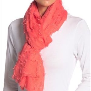 Rebecca Minkoff Fringed Square Oblong Scarf